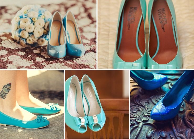 Bridal style Blue Vintage