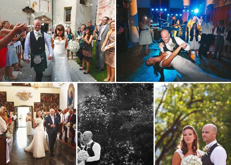 Alexandra and James' wedding at Lake Bled, Slovenia; Photos: Uroš Čuden