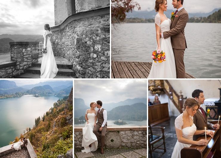Ana and Steve's wedding at Lake Bled, Slovenia; Photos: Ana Gregorič