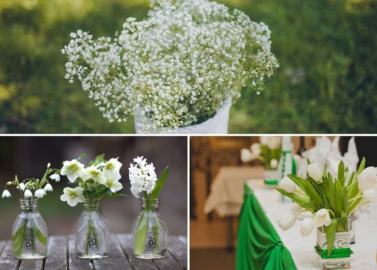 Floral decor Green in Spring Rustic