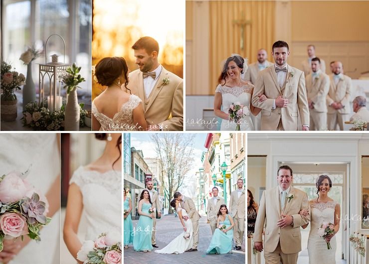 Pastels for Spring at RiverStone Manor Wedding