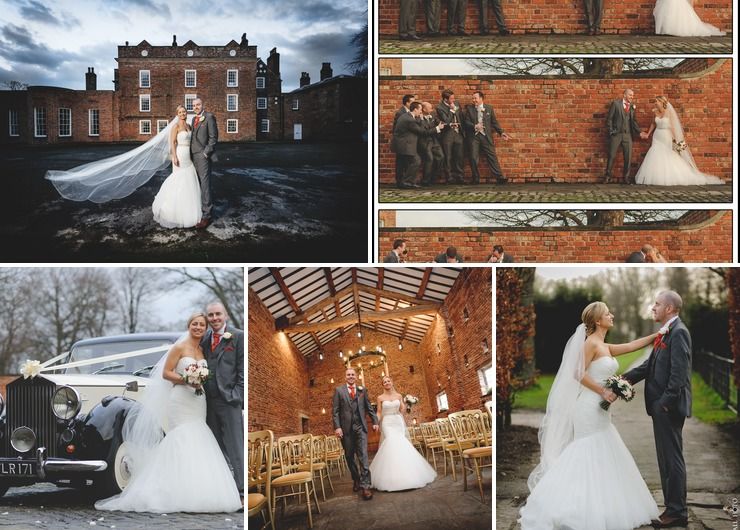 A country winter wedding