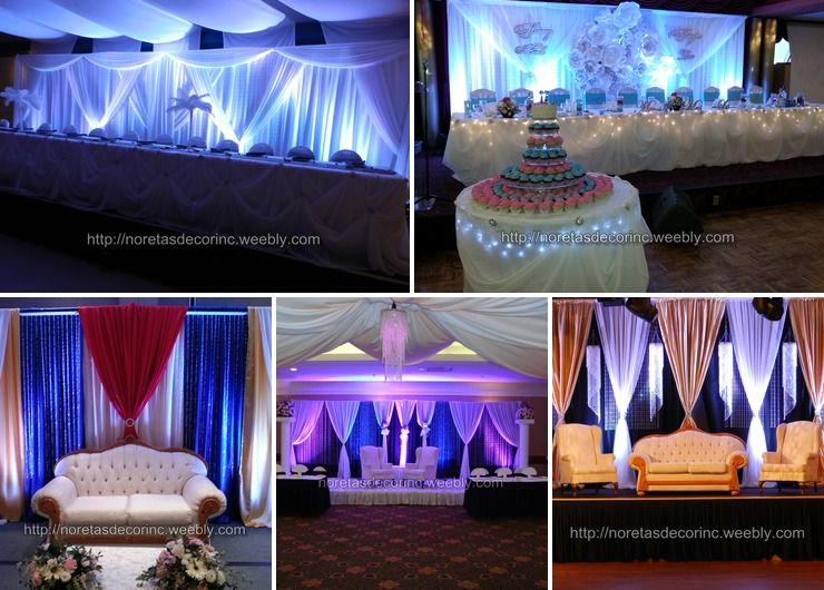 Weddings & Events decoration, backdrops