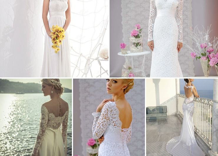 Elegant lace wedding dresses