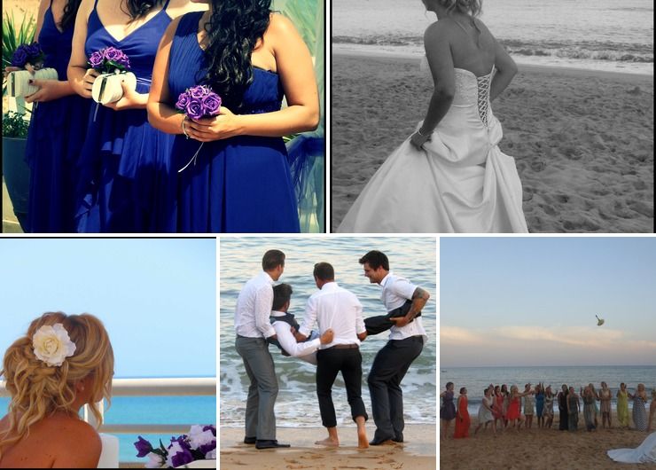 Emma's Algarve beach wedding