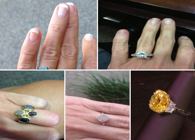 Susan's natural fancy yellow diamond ring