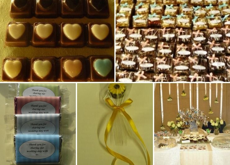 Chocolate Sensations Hilton Wedding Favours and High Tea Table