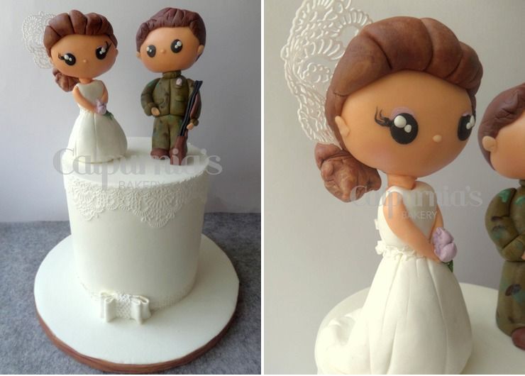 Hunter wedding cake