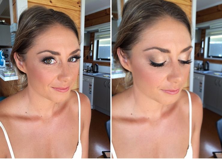 Penny's wedding makeup for Old Forest School