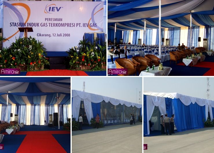 Sewa Tenda Dekorasi VIP ( Konfensional ) Event Peresmian Pabrik PT.IEV GAS Cikarang,Jawa Barat, ( Bp