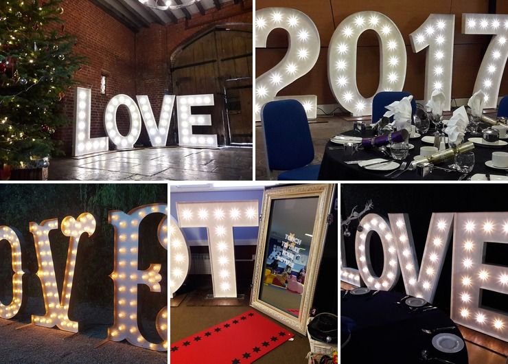 Letter Lights Available For Hire