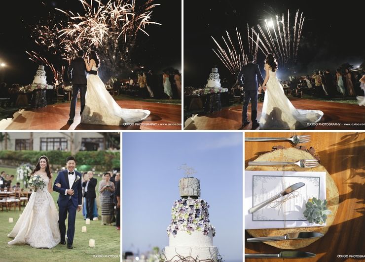 Clifftop Wedding with Fireworks at Villa Karang Putih