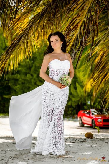 Beach lace wedding dresses