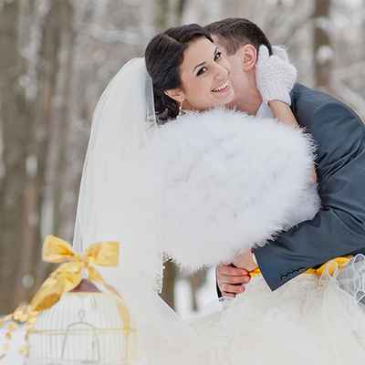 Winter gold real weddings