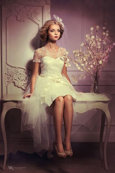 Closed wedding dresses