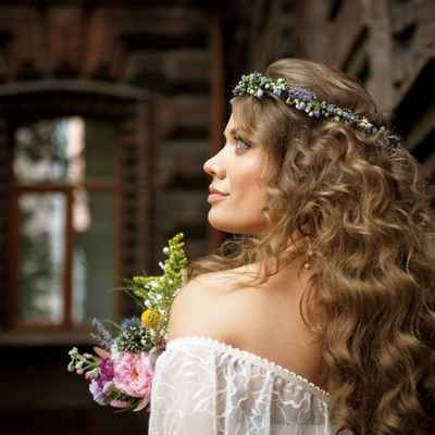 Rustic bridal style