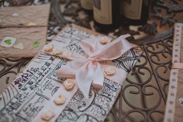 French pink wedding invitations