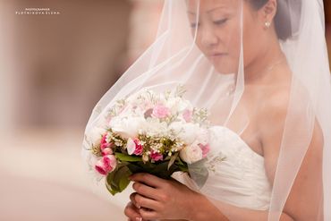 Pink rose wedding bouquet Pink rose wedding bouquet