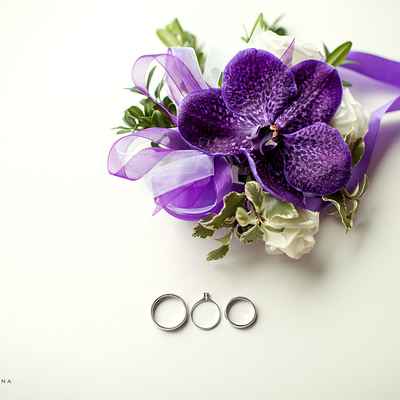 Purple buttonhole