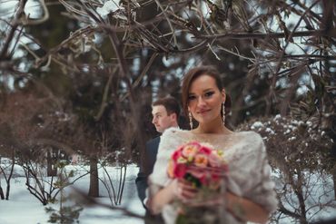 Winter real weddings