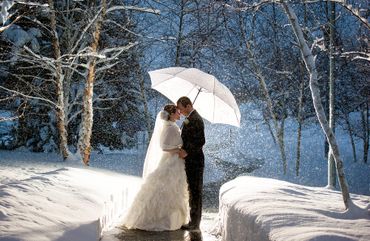 Winter real weddings