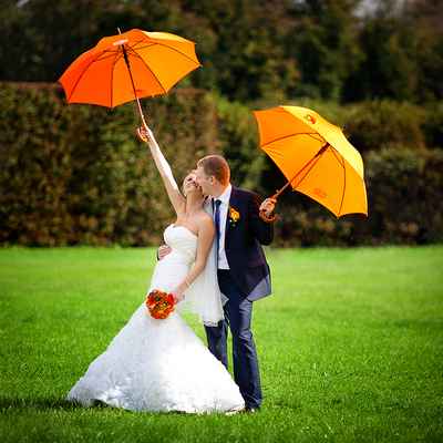 Orange real weddings