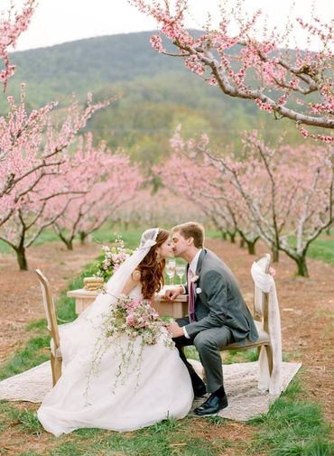 Spring pink real weddings