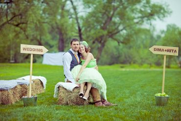 Rustic summer real weddings