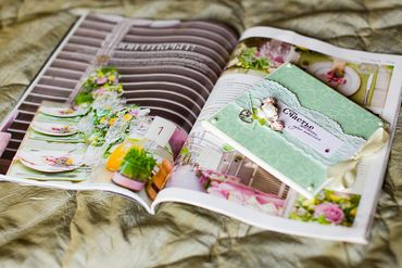 Green wedding invitations