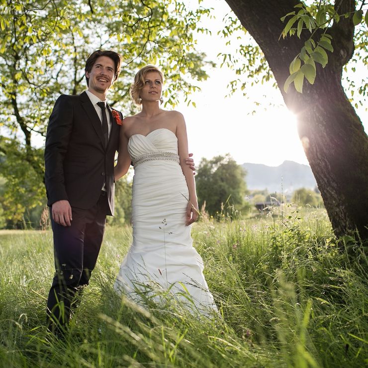Vanja & Kristjan's wedding at Lake Bled, Slovenia; Photos: Ciril Jazbec