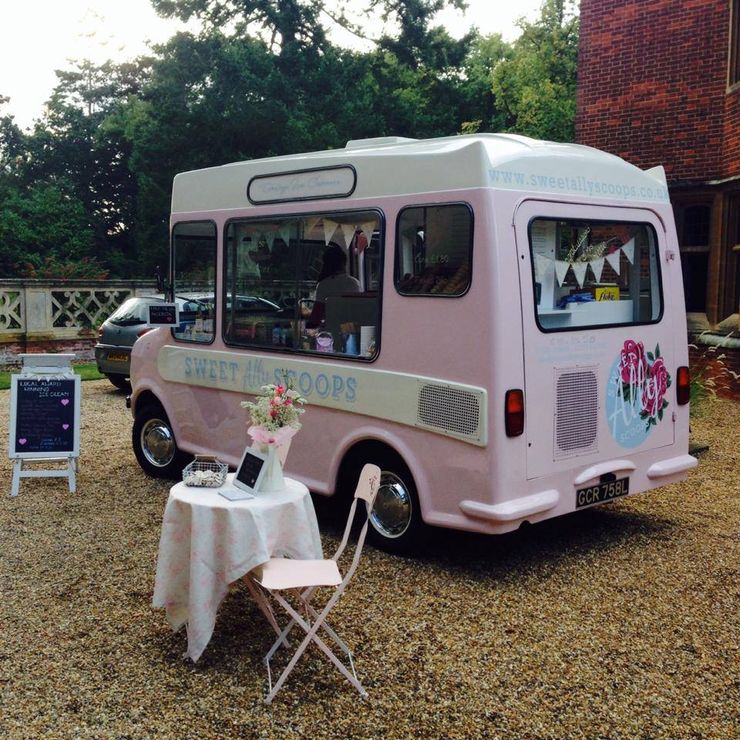 Wedding ice cream van