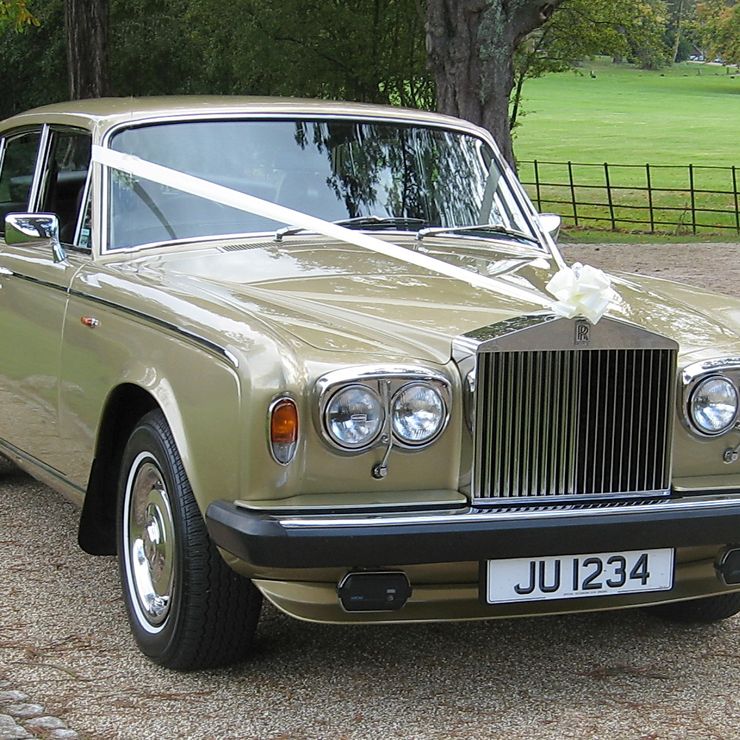 Gold Rolls Royce