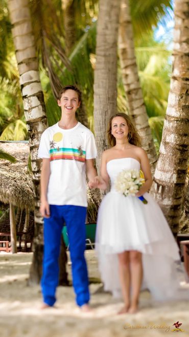 Overseas white short wedding dresses