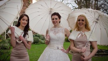 Ivory bridesmaids