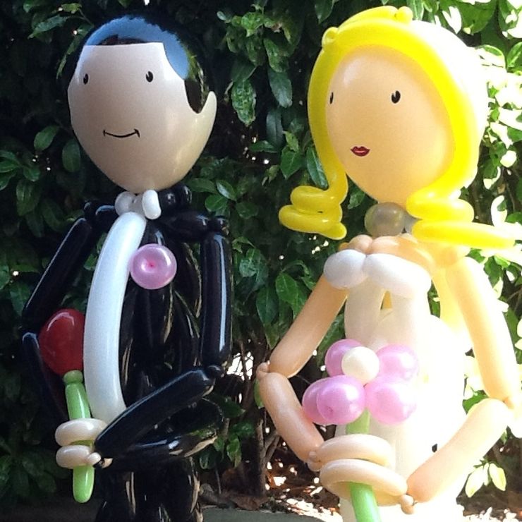 Bride & Groom Sculptures