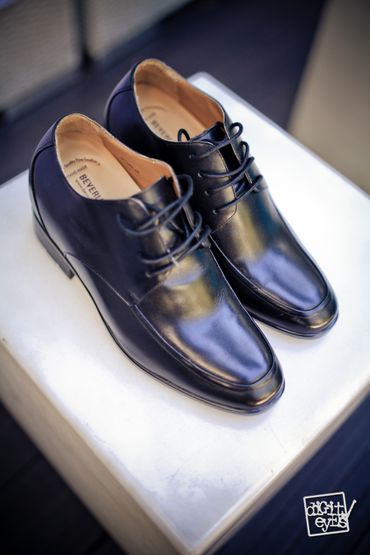 Black wedding shoes