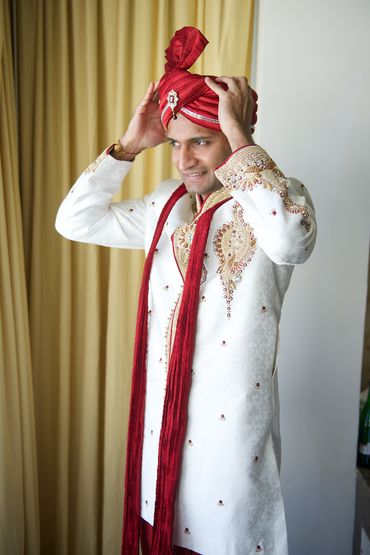 Ethnical groom style