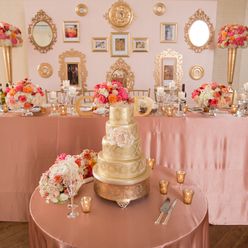 Orange wedding reception decor Orange wedding reception decor