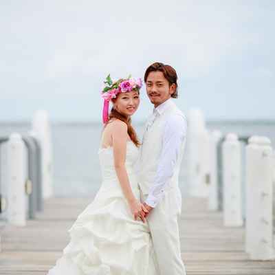 Beach white open wedding dresses