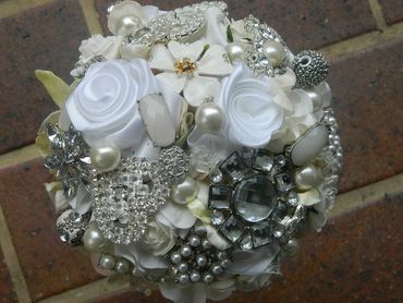 Grey alternative wedding bouquet