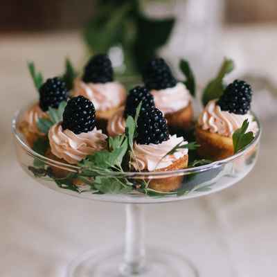 Brown wedding cupcakes