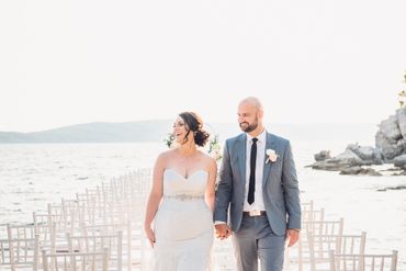 Beach white curvy wedding dresses