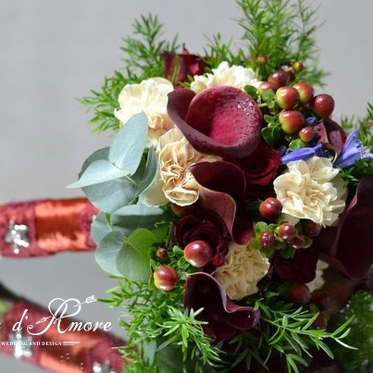 Bouquets of bride