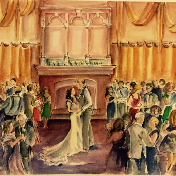 Reception paintings