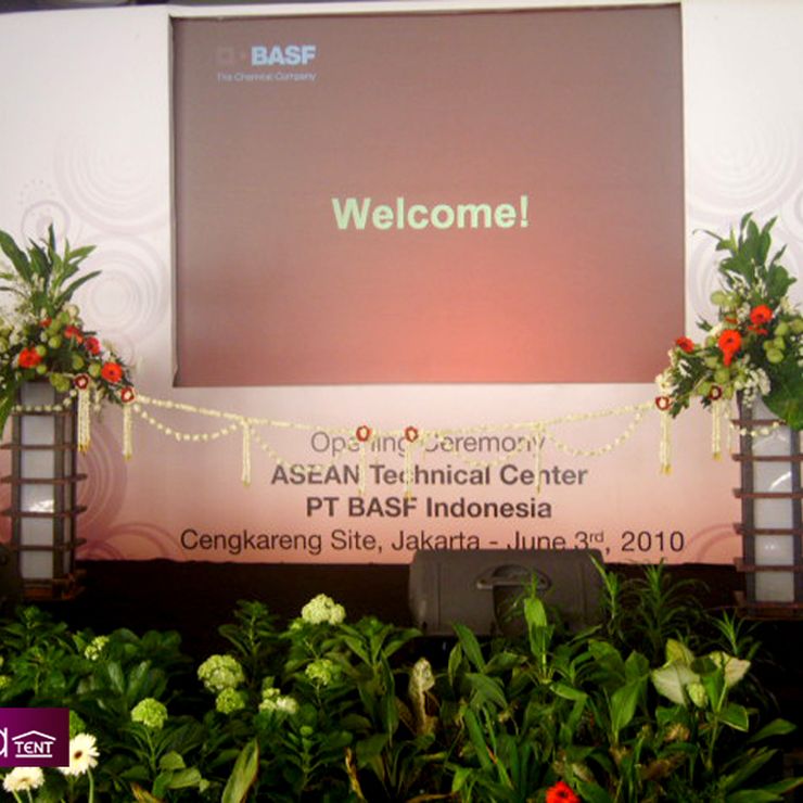 Sewa Tenda Dekorasi VIP ( Konfensional ) Event Opening Ceremony PT.BASF Indonesia