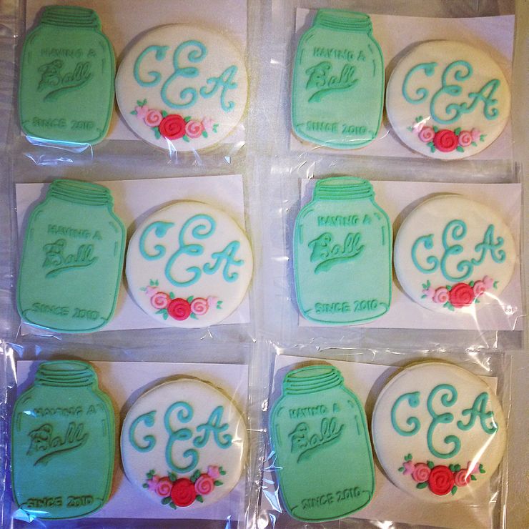 Cookie favors for Caleb and Annalise's wedding