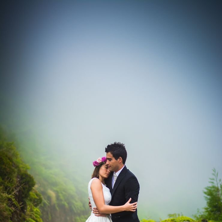 Telma and Marco Trash the Dress: Azores, Portugal Islands
