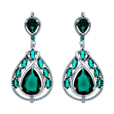 Green bracelets, earrings, necklaces & other jewellery