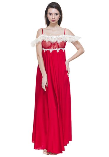 Red wedding lingerie