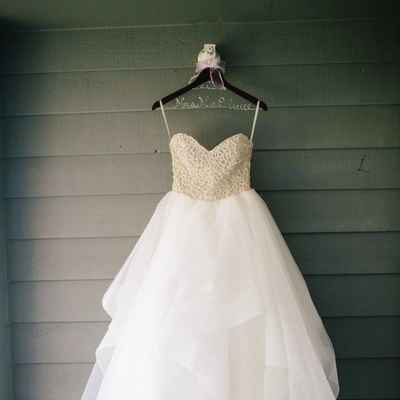 Ivory long wedding dresses